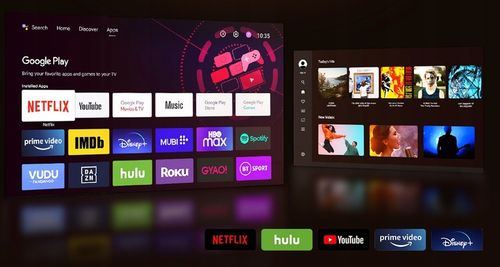 RZUTNIK PROJEKTOR LED AUTOFOCUS ANDROID TV 11 4K FULL HD WIFI PILOT BT na Arena.pl