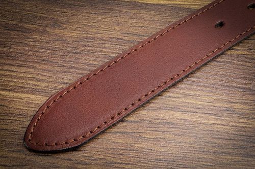 GRACIO pasek skóra męski 120 brązowy GARNITUROWY na Arena.pl