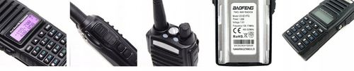 4x KRÓTKOFALÓWKA MOCNA WALKIE TALKIE BAOFENG UV-82 5W PMR RADIOTELEFON na Arena.pl