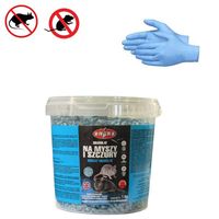 Trutka granulat na myszy,szczury Norcat 1 kg + rękawiczki + RABAT