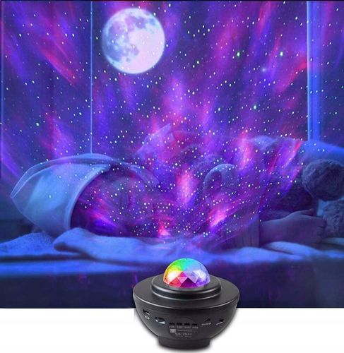 PROJEKTOR GWIAZD RZUTNIK NIEBA LAMPKA NOCNA ASTRONAUTA GŁOŚNIK BLUETOOTH na Arena.pl