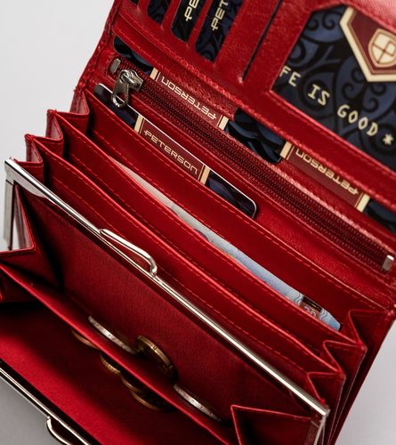 duży portfel damski z systemem rfid protect - peterson na Arena.pl