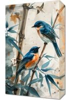 Obraz 30x50cm Trzy Ptaki