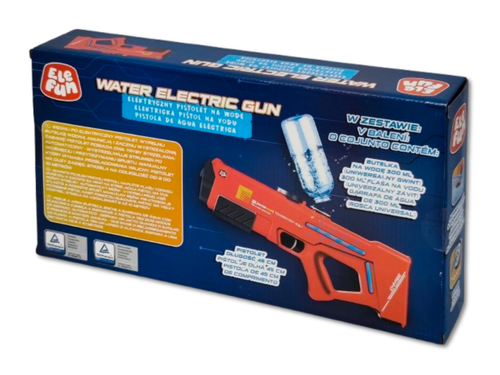 Pistolet na  wodę - Elektryczny 40cm - Czerwony na Arena.pl