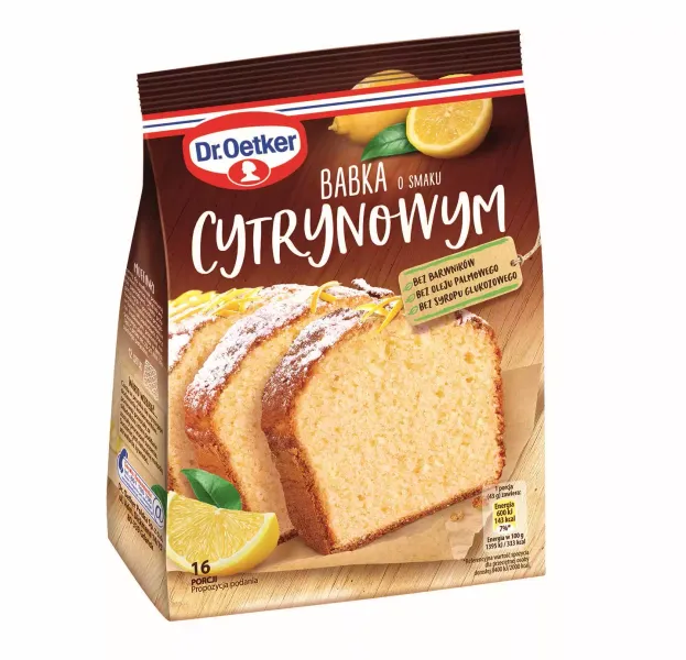 DR OETKER CIASTO BABKA CYTRYNOWA 375G zdjęcie 1