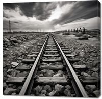 Obraz 90x90cm Podróż w Nieznane