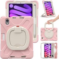 Etui Pancerne iPad Mini 6 8.3 Stojak 360 Pasek Rysik Dla Dzieci