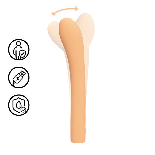 Fingering G-Spot Vibrator - Peach Fuzz zdjęcie 8