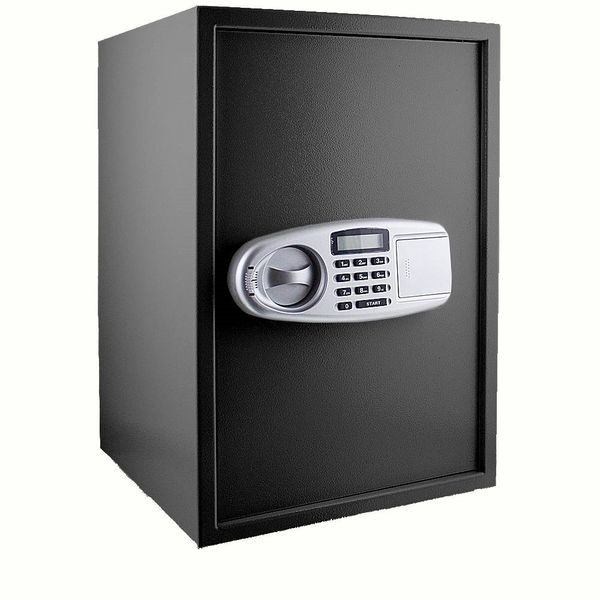 Sejf elektroniczny czarny zdjęcie 1