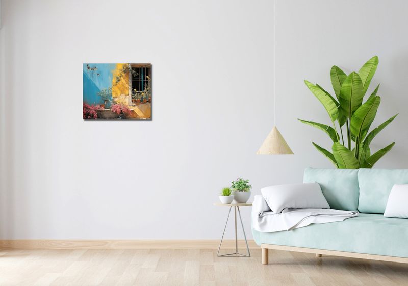 Obraz 50x40cm Słoneczna Ulica zdjęcie 2