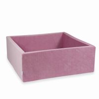 Suchy basen 110x110x40cm Velvet Soft Różowy bez piłek