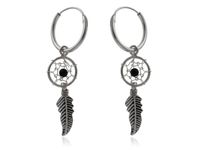 KOLCZYKI GŁADKIE KOŁA KÓŁKA ŁAPACZ SNÓW DREAMCATCH