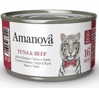 Amanova Cat Tuna & Beef - Tuńczyk I Wołowina W Bulionie Puszka 70G [16]