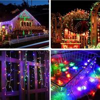 SOPLE FLASH 300 LED ZEWNĘTRZNE KOLOROWE CHOINKOWE lampki MULTIKOLOR