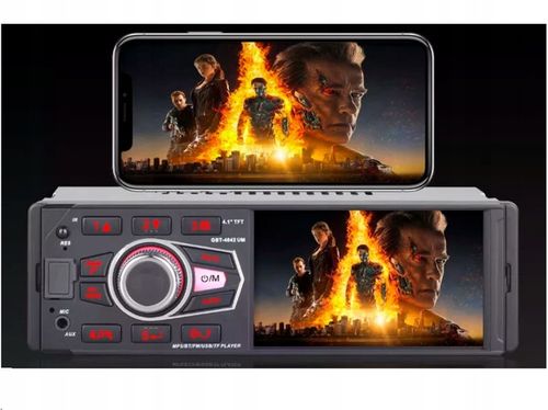 Radio Samochodowe 1DIN 4,1''USB BLUETOOTH AUX SD Kamera Cofania Pilot na Arena.pl