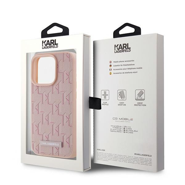 Etui Karl Lagerfeld do iPhone 15 Pro Max, Różowy, MagSafe zdjęcie 8