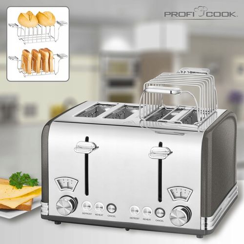 TOSTER NA 4 KROMKI PROFICOOK PC-TA ANTRACYT na Arena.pl