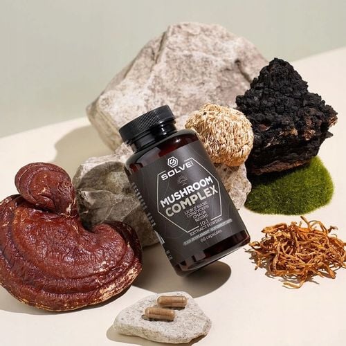 Mushroom Complex 60caps SOLVE LABS Soplówka, Chaga, Reishi, Cordyceps na Arena.pl
