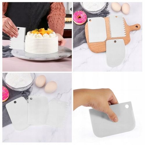 Rant Do Tortu Regulowany Śr 16-30CM Tortownica Wysoki 15 cm + 3 Łopatki OLK na Arena.pl