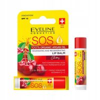 eveline sos balsam do ust wiśnia z olejem arganowym spf 10 15 g