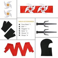 Kostium Halloween KOSTIUM PRZEBRANIE NINJA r. 98