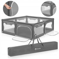 Kojec dla dziecka łóżeczko DUŻY PLAC ZABAW 207x187 cm Lionelo Willow