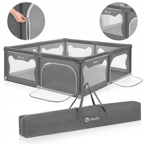 Kojec dla dziecka łóżeczko DUŻY PLAC ZABAW 207x187 cm Lionelo Willow na Arena.pl