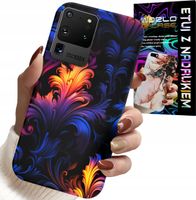 ETUI DO SAMSUNG GALAXY S20 Ultra - ABSTRAKCYJNE KOLOROWE WZORY + FOLIA