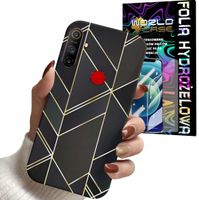 ETUI DO REALME C3 - MARMUREK GEOMETRYCZNE WZOR DLA KOBIET + FOLIA