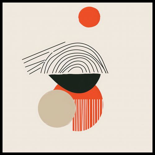 Plakat 60x60cm Centralne Słońce na Arena.pl