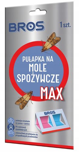 bros - pułapka na mole spożywcze max - na samce i samice - 10 szt. na Arena.pl