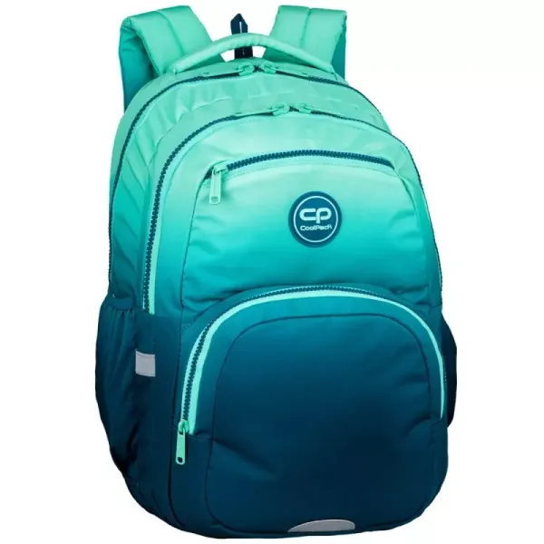 Plecak szkolny wielokomorowy CoolPack Odcienie zieleni 23 l zdjęcie 6