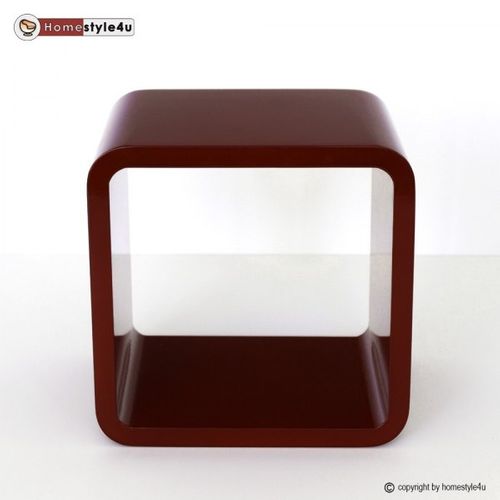 Półka RETRO CUBE na ścianę, brązowa na Arena.pl