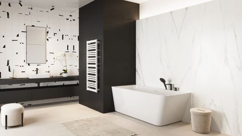 Conti grzejnik łazienkowy 121x50 cm, biały mat na Arena.pl