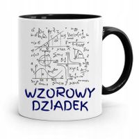 Kubek Czarny Prezent Dla Dziadka Wzorowy Dziadek Z Nadrukiem Ze Zdjęciem