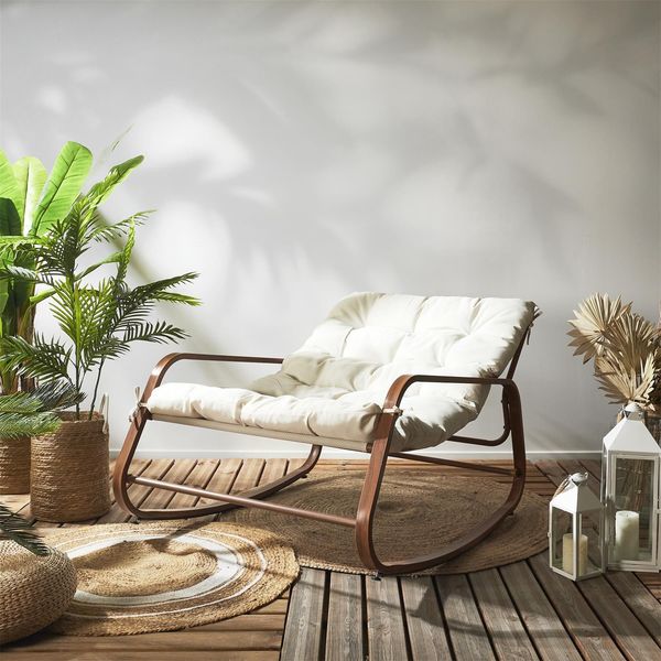 Fotel Miami ogrodowy biały zdjęcie 2