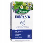 HERBAPOL HERBATA FUNKCJONALNA DOBRY SEN 20TB SUPLEMENTY DIETY