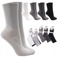 Klasyczne Bawełniane wysokie skarpetki damskie do legginsów *