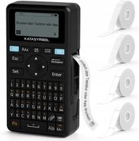 DRUKARKA ETYKIET BLUETOOTH Z KLAWIATURĄ QWERTZ CZARNA
