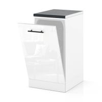 Front Do Zabudowy Zmywarki 45cm Szafka Kuchenna Spremium Biały Połysk