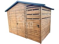 Schowek domek ogrodowy 2x2m + wiata 1m brama drzwi blachodachówka  TKD271