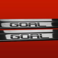 Listwa progowa VW POLO MK4 9N 9N3 GOAL Stal nierdzewna 304 połysk 2szt