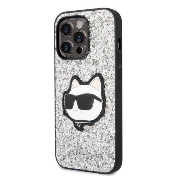 Etui Karl Lagerfeld do iPhone 14 Pro Max, Srebrny zdjęcie 2