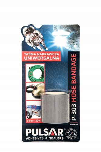 TAŚMA NAPRAWCZA SREBRNA ZBROJONA UNIWERSALNA PULSAR P-303 3m na Arena.pl