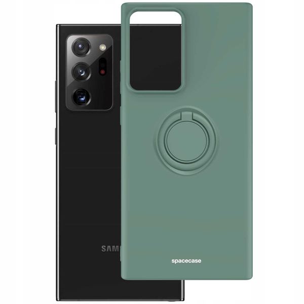 Spacecase Silicone Ring Galaxy Note 20 Ultra Dark Green zdjęcie 2