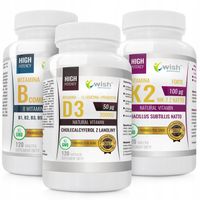 WITAMINA K2 MK-7 z natto + D3 2000IU+WIT B COMPLEX