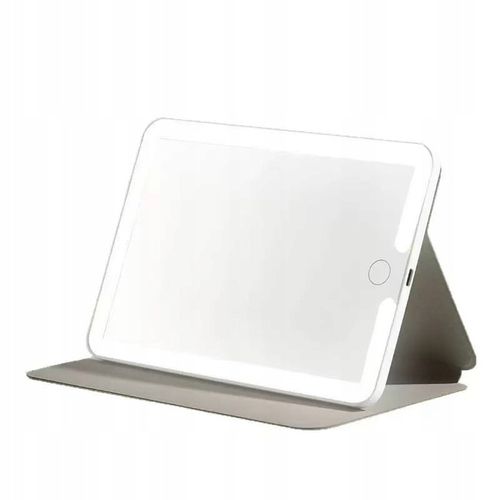 LUSTERKO KOSMETYCZNE LED SKŁADANE OBROTOWE SLIM JAK TABLET BIAŁE PODRÓŻNE na Arena.pl