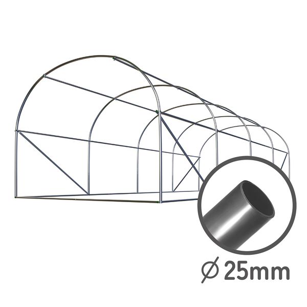 Tunel ogrodowy 3 x 6 m (18m2) Plonos zdjęcie 3