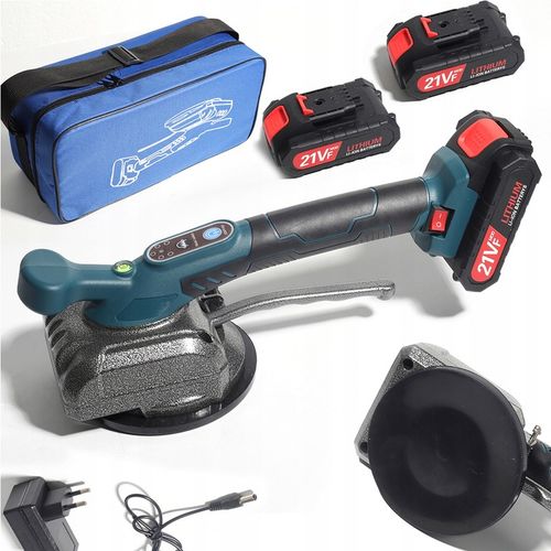 PRZYSSAWKA WIBRUJĄCA DO PŁYTEK WIBRATOR DO POZIOMOWANIA 2xAKU MOCNA 21V PRO na Arena.pl