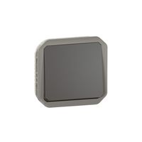 Nowe Plexo - Przycisk jednobiegunowy, mechanizm 10A-250V~ - antracyt - Legrand 069810L